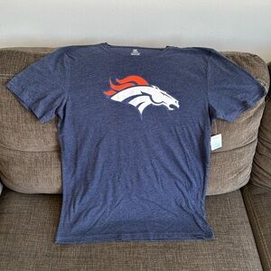 NFL Team Apparel Denver Broncos Football T-Shirt Youth Sz: XL ( 18 / 20 )